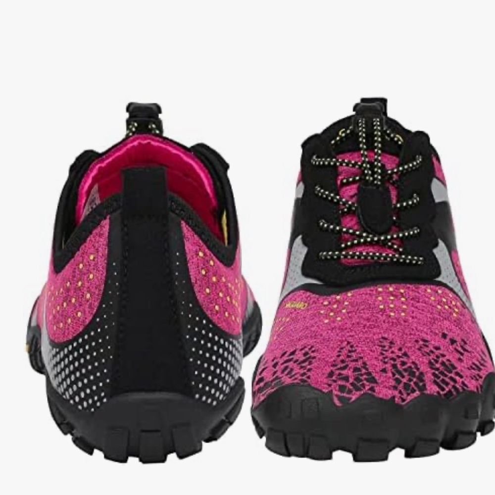 SAGUARO Stylish Pink and Black unisex barefoot Shoes